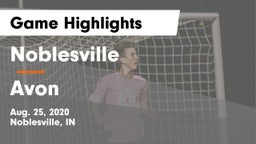 Noblesville  vs Avon  Game Highlights - Aug. 25, 2020