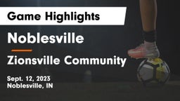Noblesville  vs Zionsville Community  Game Highlights - Sept. 12, 2023