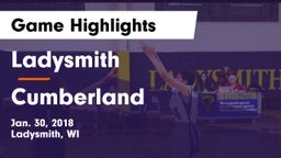 Ladysmith  vs Cumberland  Game Highlights - Jan. 30, 2018