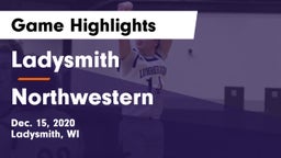 Ladysmith  vs Northwestern  Game Highlights - Dec. 15, 2020