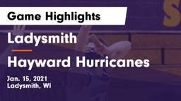 Ladysmith  vs Hayward Hurricanes  Game Highlights - Jan. 15, 2021