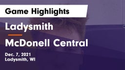 Ladysmith  vs McDonell Central  Game Highlights - Dec. 7, 2021