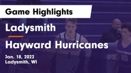 Ladysmith  vs Hayward Hurricanes  Game Highlights - Jan. 18, 2022