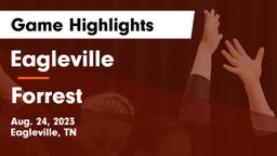 Eagleville  vs Forrest  Game Highlights - Aug. 24, 2023
