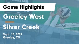 Greeley West  vs Silver Creek  Game Highlights - Sept. 13, 2022