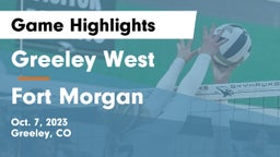 Greeley West  vs Fort Morgan Game Highlights - Oct. 7, 2023