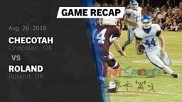 Recap: Checotah  vs. Roland  2016