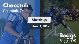 Matchup: Checotah  vs. Beggs  2016