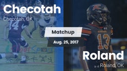 Matchup: Checotah  vs. Roland  2017