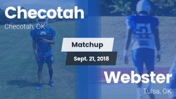 Matchup: Checotah  vs. Webster  2018