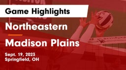 Northeastern  vs Madison Plains  Game Highlights - Sept. 19, 2023