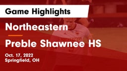 Northeastern  vs Preble Shawnee HS Game Highlights - Oct. 17, 2022