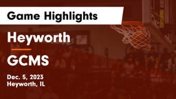 Heyworth  vs GCMS  Game Highlights - Dec. 5, 2023