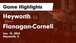 Heyworth  vs Flanagan-Cornell  Game Highlights - Jan. 15, 2024
