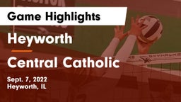 Heyworth  vs Central Catholic  Game Highlights - Sept. 7, 2022