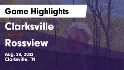 Clarksville  vs Rossview   Game Highlights - Aug. 28, 2022