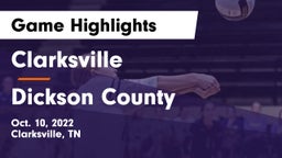 Clarksville  vs Dickson County  Game Highlights - Oct. 10, 2022