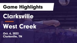 Clarksville  vs West Creek  Game Highlights - Oct. 6, 2022