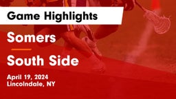 Somers  vs South Side  Game Highlights - April 19, 2024