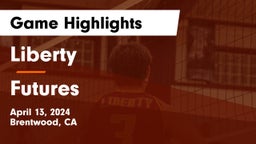 Liberty  vs Futures  Game Highlights - April 13, 2024