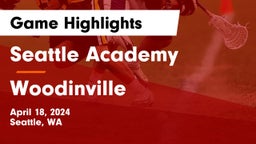 Seattle Academy vs Woodinville  Game Highlights - April 18, 2024