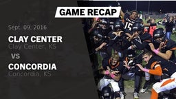 Recap: Clay Center  vs. Concordia  2016