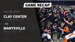 Recap: Clay Center  vs. Marysville  2016