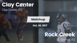 Matchup: Clay Center High Sch vs. Rock Creek  2017
