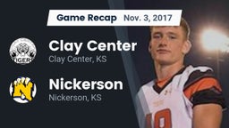 Recap: Clay Center  vs. Nickerson  2017
