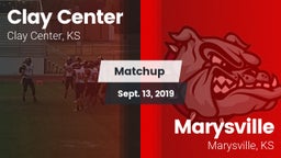 Matchup: Clay Center High Sch vs. Marysville  2019