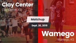 Matchup: Clay Center High Sch vs. Wamego  2019
