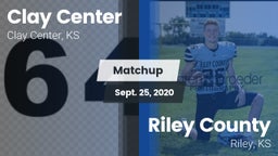 Matchup: Clay Center High Sch vs. Riley County  2020