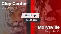 Matchup: Clay Center High Sch vs. Marysville  2020