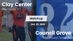Matchup: Clay Center High Sch vs. Council Grove  2020