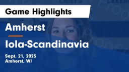 Amherst  vs Iola-Scandinavia  Game Highlights - Sept. 21, 2023
