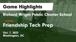 Richard Wright Public Charter School  vs Friendship Tech Prep  Game Highlights - Oct. 7, 2022