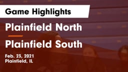 Plainfield North  vs Plainfield South  Game Highlights - Feb. 23, 2021