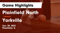 Plainfield North  vs Yorkville  Game Highlights - Jan. 28, 2022