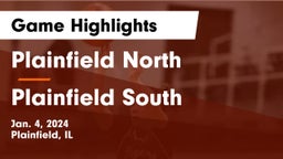 Plainfield North  vs Plainfield South  Game Highlights - Jan. 4, 2024