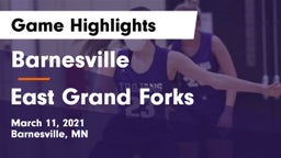 Barnesville  vs East Grand Forks  Game Highlights - March 11, 2021