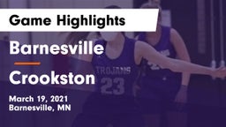 Barnesville  vs Crookston  Game Highlights - March 19, 2021