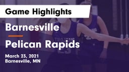 Barnesville  vs Pelican Rapids  Game Highlights - March 23, 2021