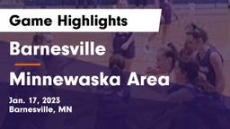 Barnesville  vs Minnewaska Area  Game Highlights - Jan. 17, 2023