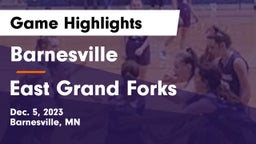 Barnesville  vs East Grand Forks  Game Highlights - Dec. 5, 2023