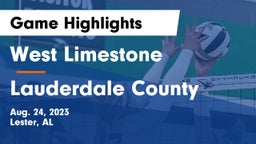 West Limestone  vs Lauderdale County  Game Highlights - Aug. 24, 2023