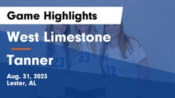 West Limestone  vs Tanner  Game Highlights - Aug. 31, 2023