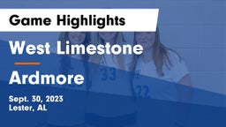 West Limestone  vs Ardmore  Game Highlights - Sept. 30, 2023