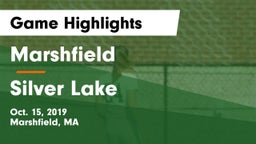 Marshfield  vs Silver Lake  Game Highlights - Oct. 15, 2019