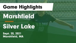 Marshfield  vs Silver Lake  Game Highlights - Sept. 20, 2021