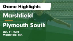Marshfield  vs Plymouth South  Game Highlights - Oct. 31, 2021